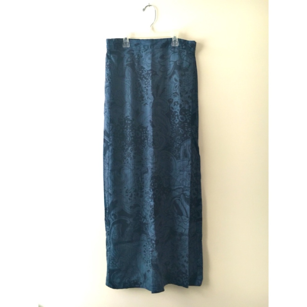 NWOT Blue Maxi Skirt